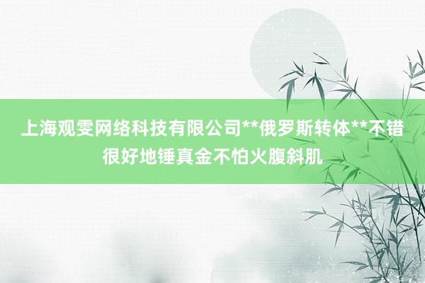 上海观雯网络科技有限公司**俄罗斯转体**不错很好地锤真金不怕火腹斜肌